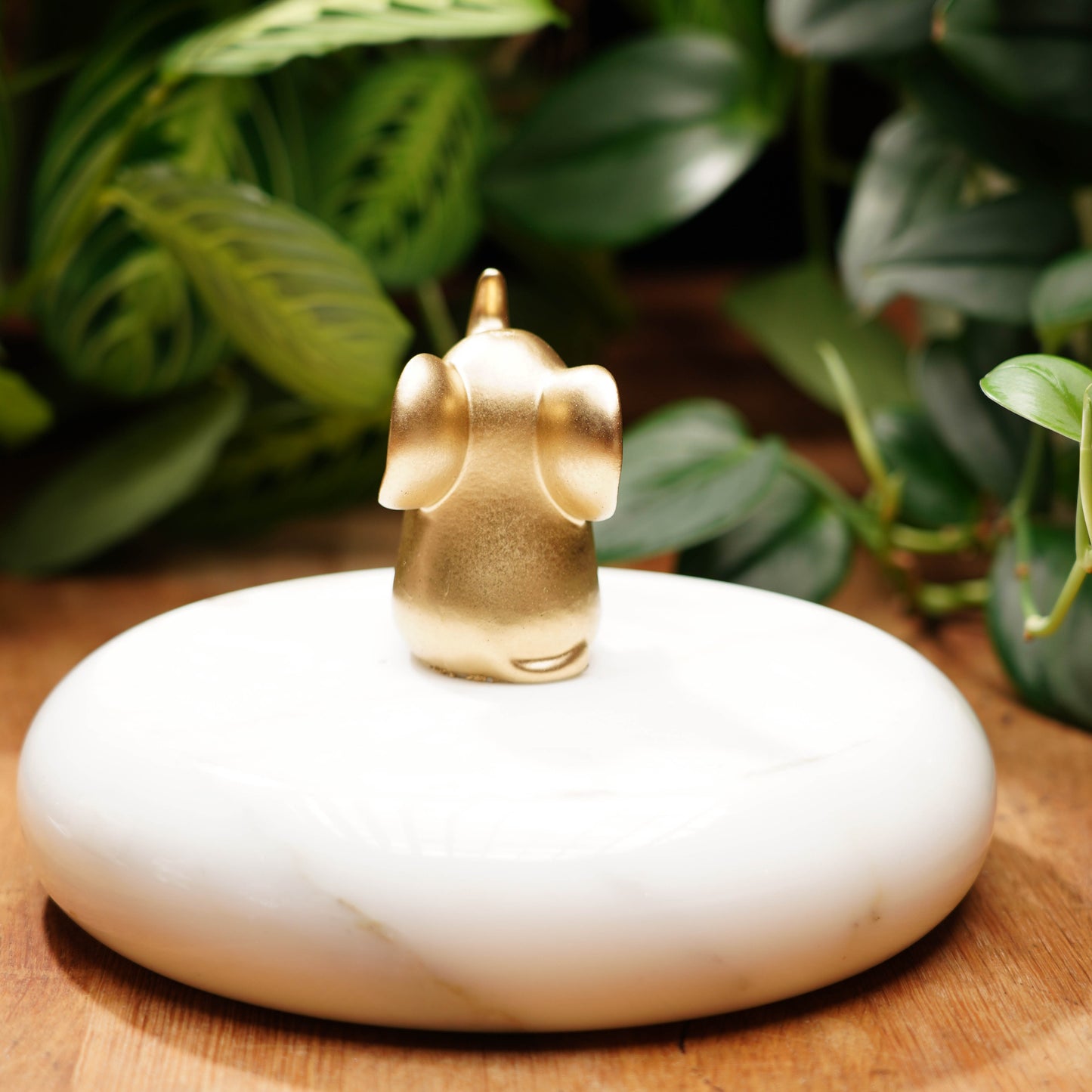 Gold Concrete Good Luck Elephant