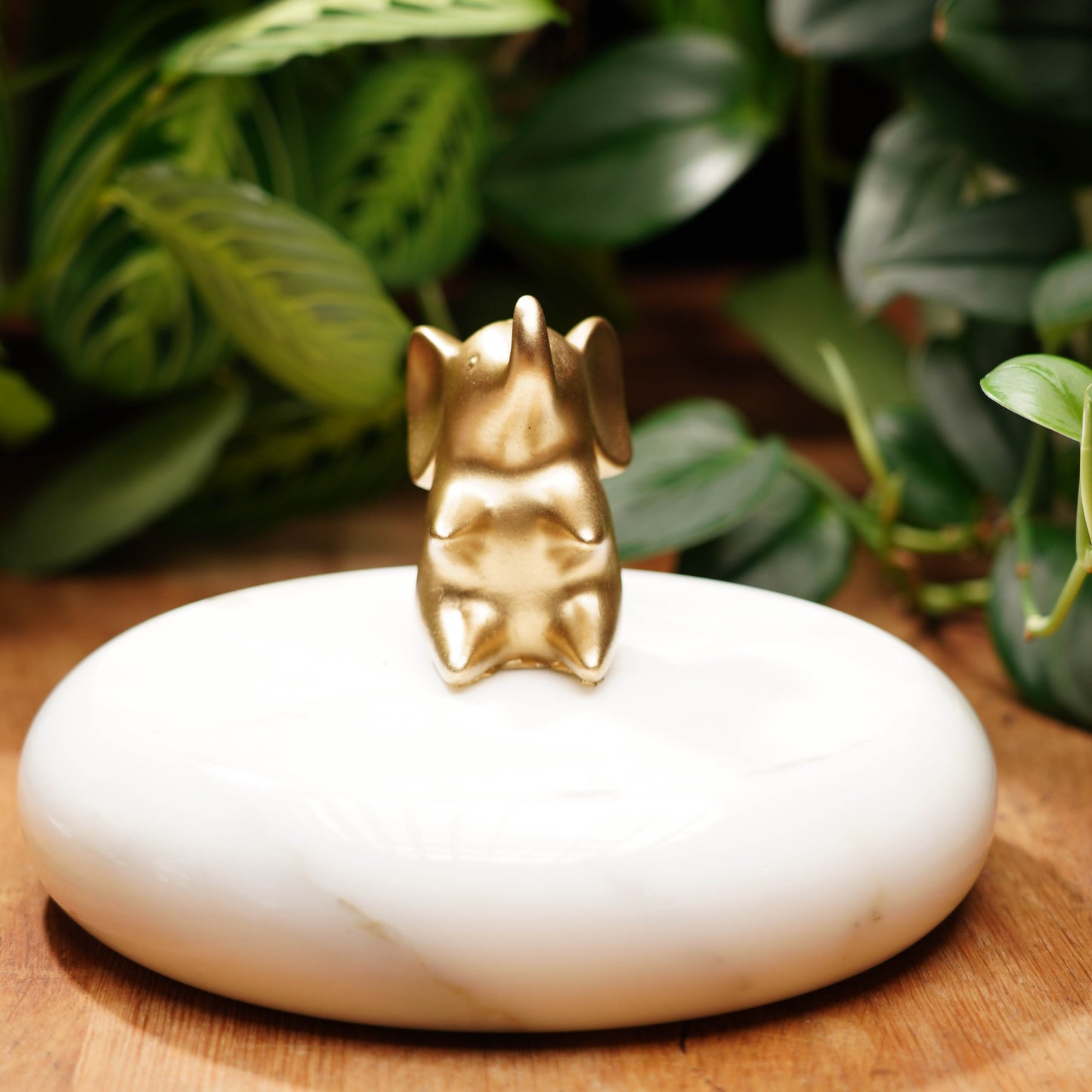 Gold Concrete Good Luck Elephant