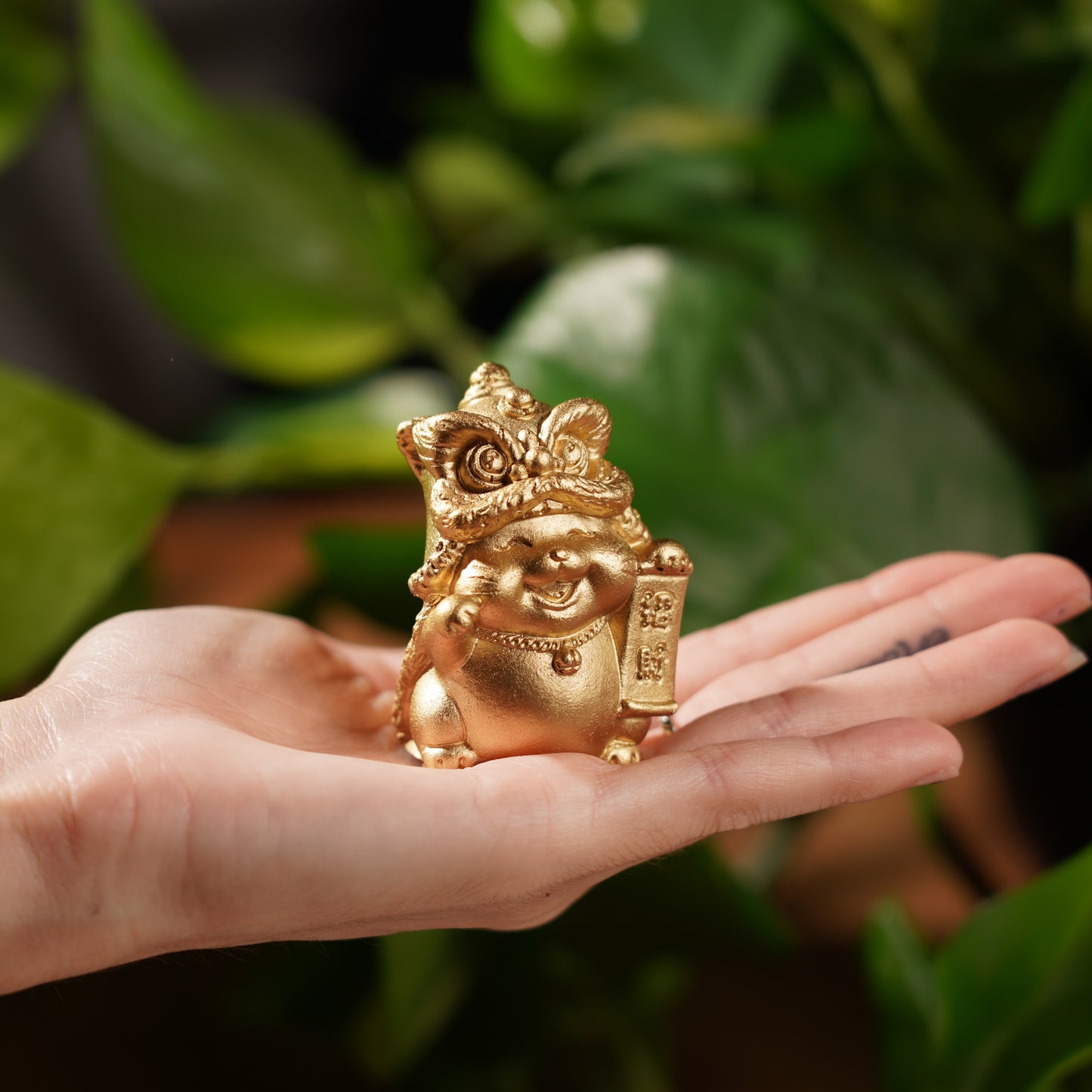 Lion Dance Lucky Maneki Neko