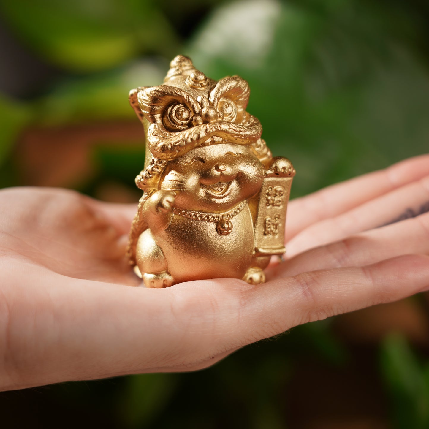 Lion Dance Lucky Maneki Neko