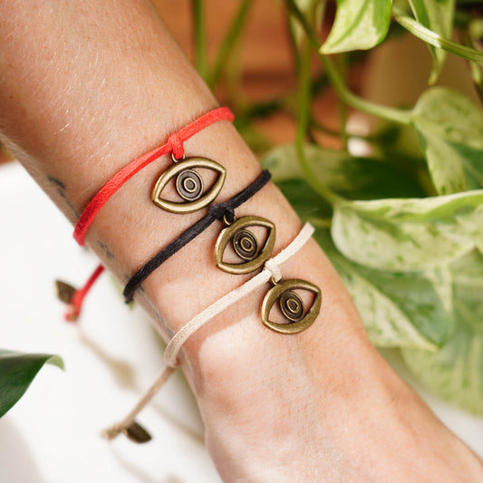 evil eye charm bracelet for good luck and protection
