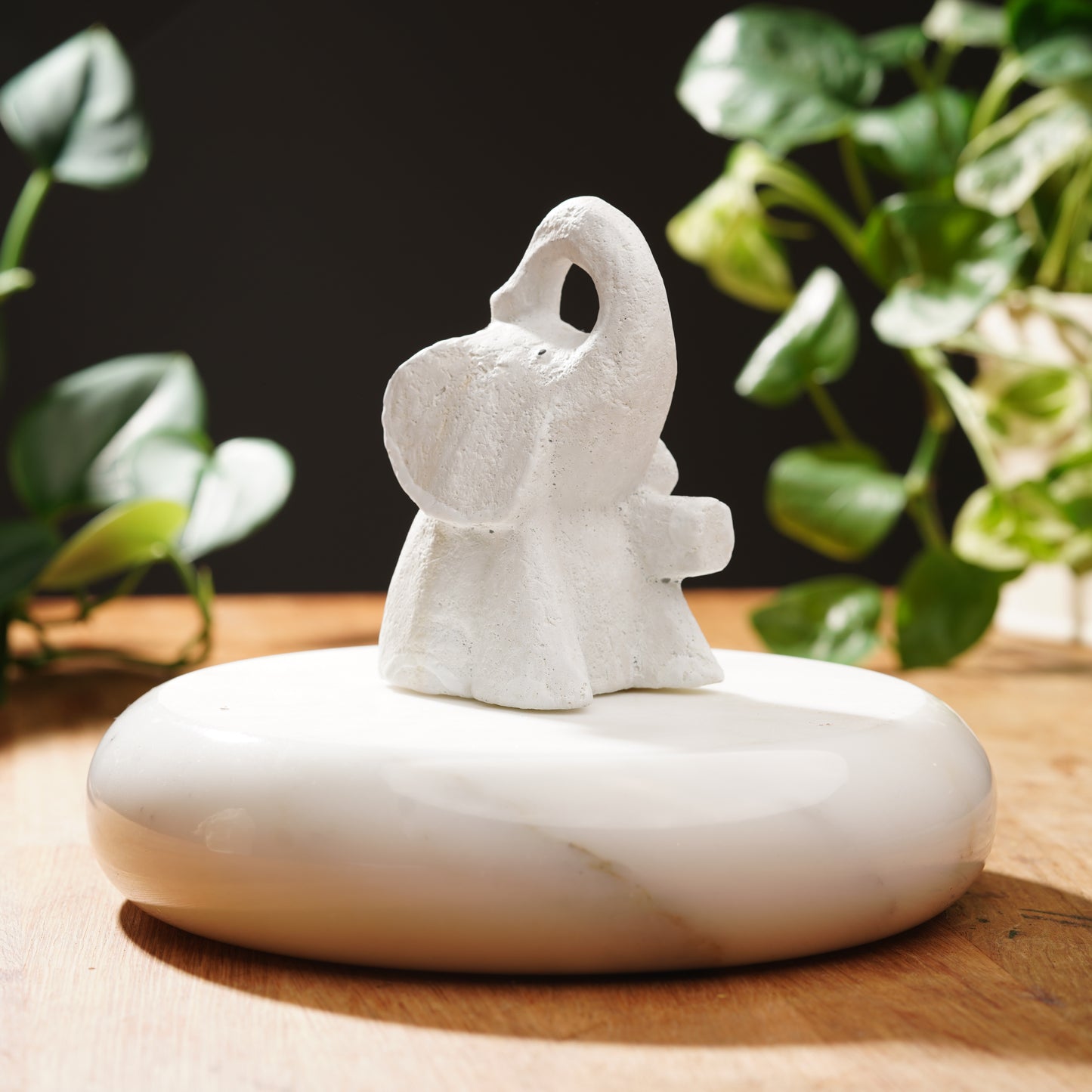 Hand-Carved Lucky Elephant