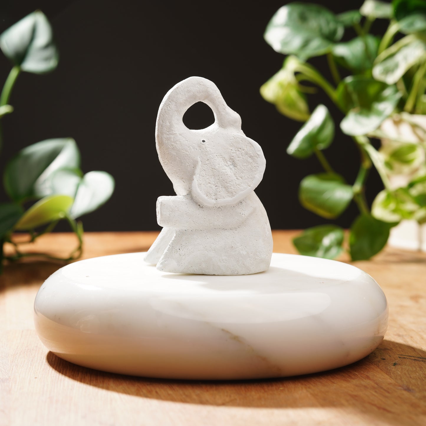Hand-Carved Lucky Elephant