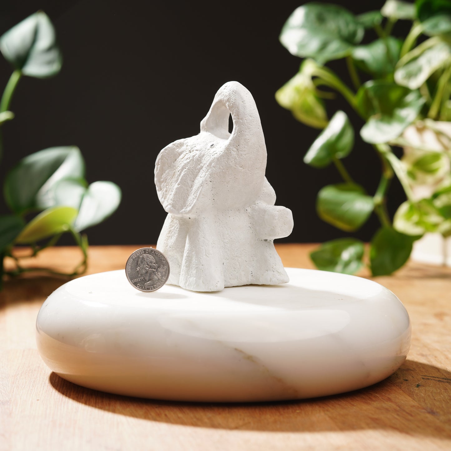 Hand-Carved Lucky Elephant