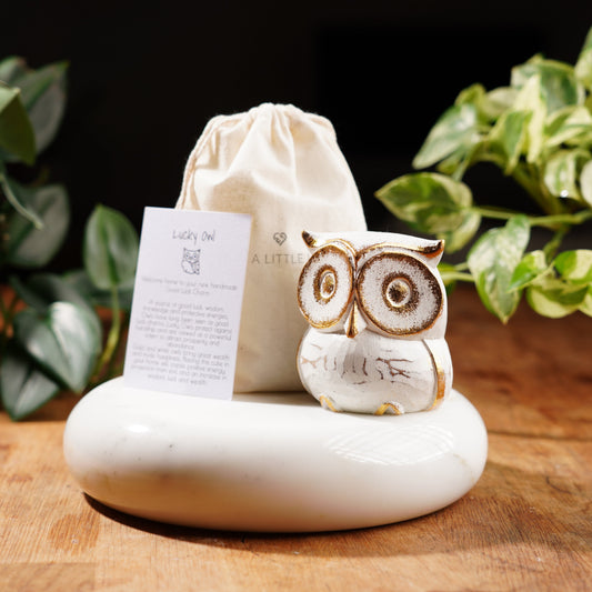 Hand-Carved Lucky Owl